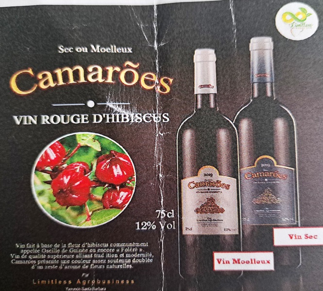 Camaroes - Vin rouge d’hibiscus