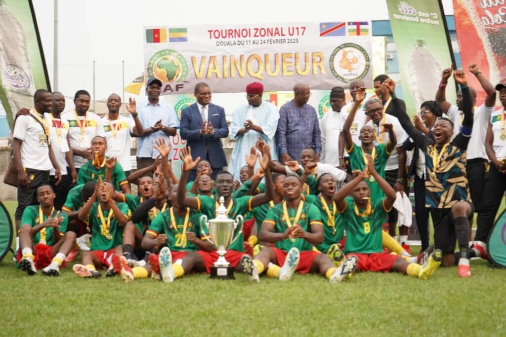 Le Cameroun se qualifie pour la CAN en dominant le tournoi zonal Uniffac U17
