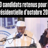 Elections du 12 Octobre 2025: Elecam désigne les 13 partants