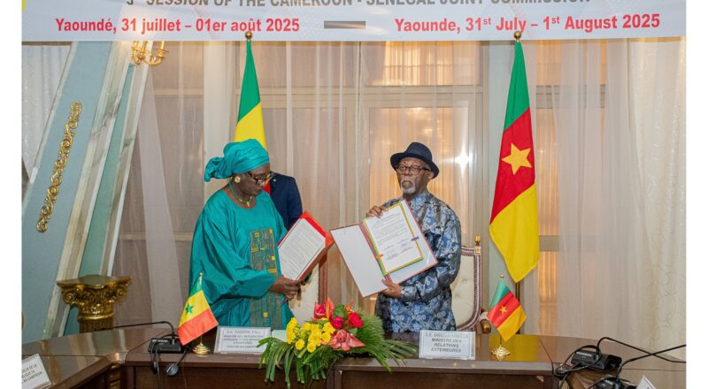Renforcement de la Coopération Cameroun-Sénégal