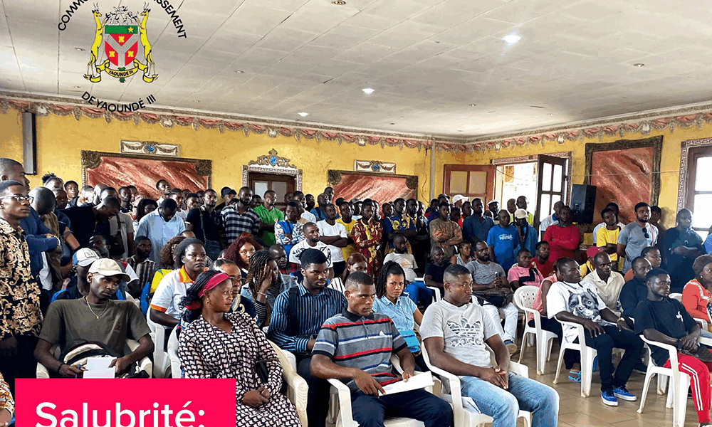 Recrutement massif des Jeunes pour la Salubrité à Yaoundé 3