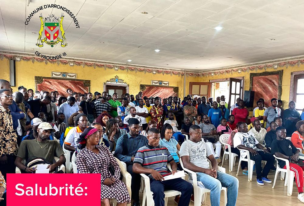 Recrutement massif des Jeunes pour la Salubrité à Yaoundé 3