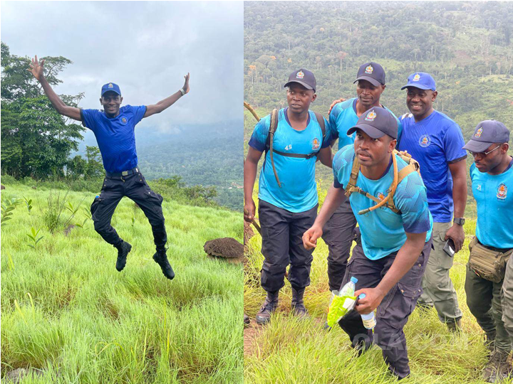 Ascension du Mont Endoum par le Personnel et les Stagiaires de l’EIFORCES