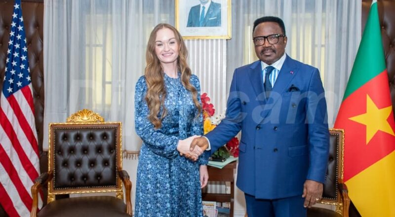 Cameroun – USA : Madame Sarah Troutman reçue au MINREX