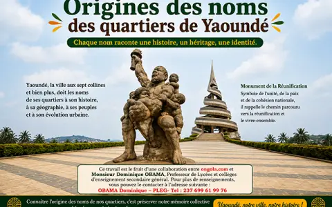 Origines des noms des quartiers de Yaoundé