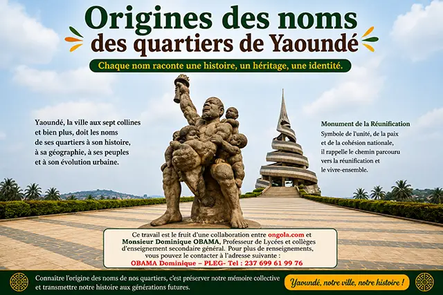 Origines des noms des quartiers de Yaoundé